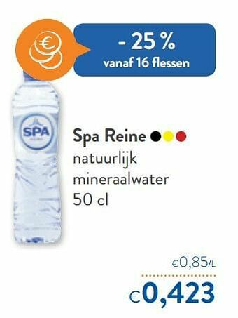 OKay Spa reine natuurlijk mineraalwater aanbieding