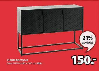 Jysk Virum dressoir aanbieding