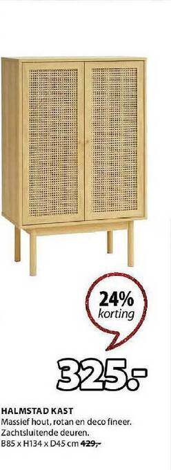 Jysk Halmstad kast aanbieding