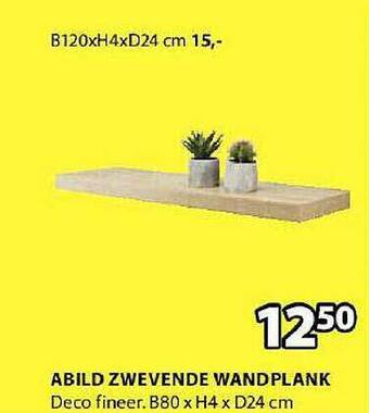 Abild zwevende wandplank