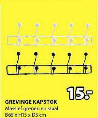 Jysk Grevinge kapstok aanbieding