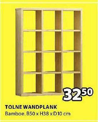 Jysk Tolne wandplank aanbieding