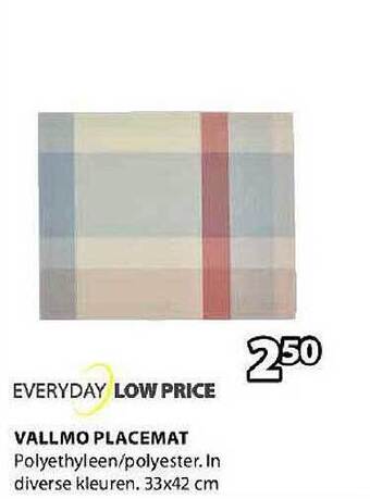 Vallmo placemat