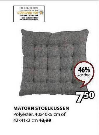 Jysk Matorn stoelkussen aanbieding