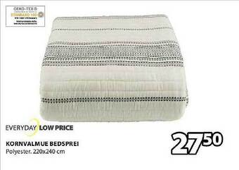 Jysk Kornvalmue bedsprei aanbieding
