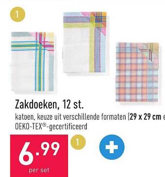 Zakdoeken, 12 st