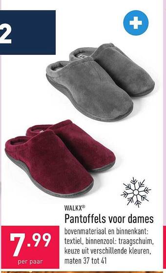 Walkx pantoffels voor dames
