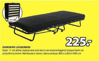 Jysk Damsbro logeerbed aanbieding