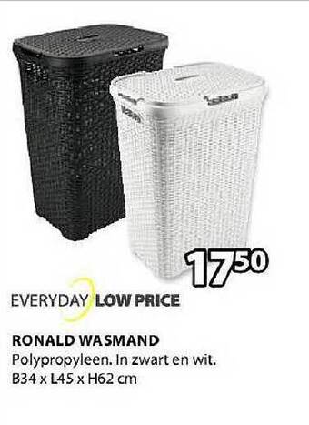 Jysk Ronald wasmand aanbieding