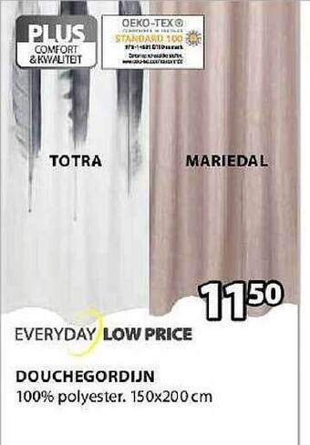 Jysk Douchegordijn aanbieding