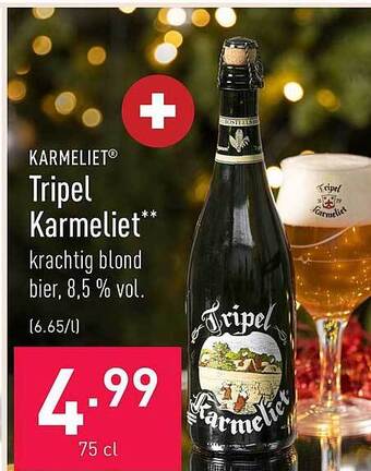 ALDI Karmeliet tripel karmeliet aanbieding