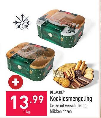 ALDI Delacre koekjesmengeling aanbieding