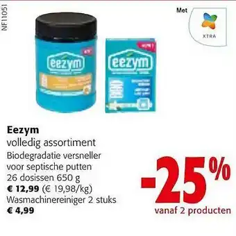 Colruyt Eezym volledig assortiment aanbieding