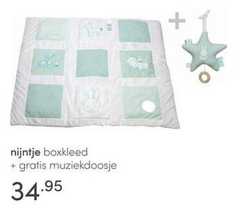 Baby & Tiener Nijntje boxkleed + gratis muziekdoosje aanbieding
