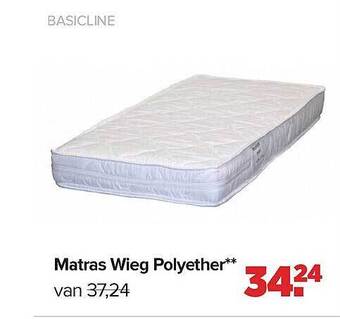 Baby-Dump Matras wieg polyether aanbieding