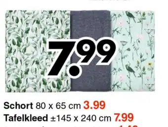 Wibra Tafelkleed 145*240 cm aanbieding