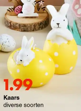 Wibra Kaars paaseitjes aanbieding