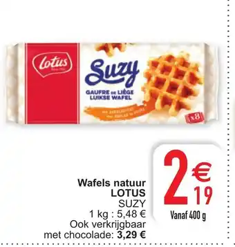 Cora Lotus Wafels natuur aanbieding
