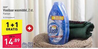 ALDI Dash vloeibaar wasmiddel, 2st aanbieding