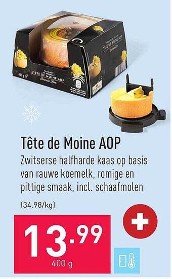 ALDI Tête de moine aop aanbieding
