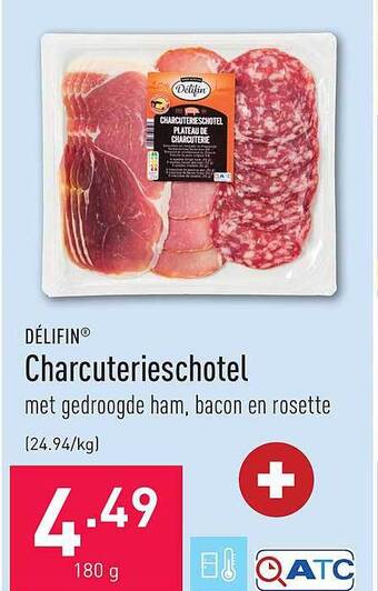 ALDI Délifin charcuterieschotel aanbieding