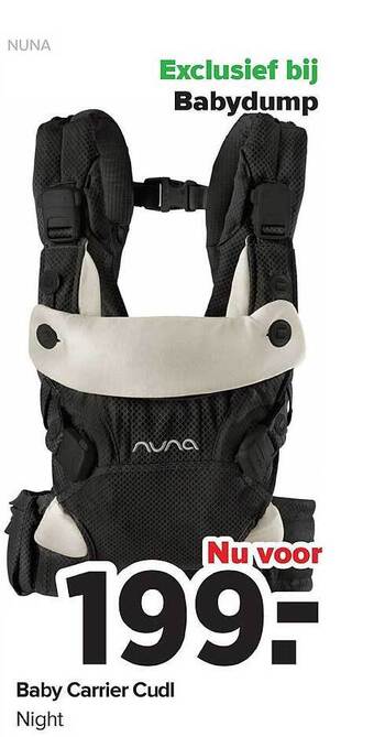 Baby-Dump Baby carrier cudl aanbieding