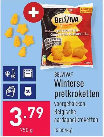 ALDI Belviva winterse pretkroketten aanbieding