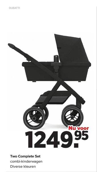 Baby-Dump Dubatti two complete set aanbieding