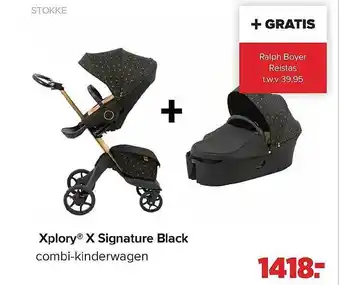Baby-Dump Stokke xplory x signature black aanbieding