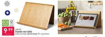 ALDI Living art staander voor tablet aanbieding