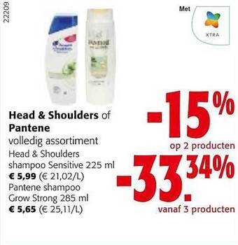 Colruyt Head & shoulders of pantene aanbieding