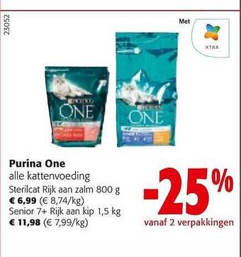 Colruyt Purina one alle kattenvoeding aanbieding