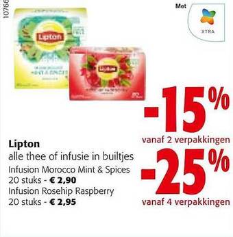 Colruyt Lipton aanbieding