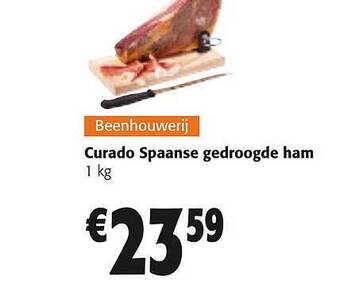 Colruyt Curado spaanse gedroogde ham aanbieding