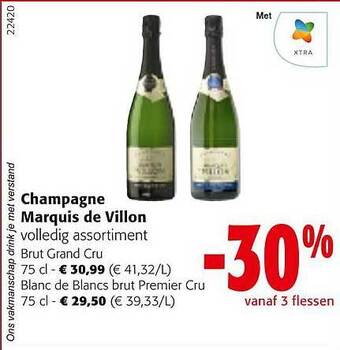 Colruyt Champagne marquis de villon aanbieding