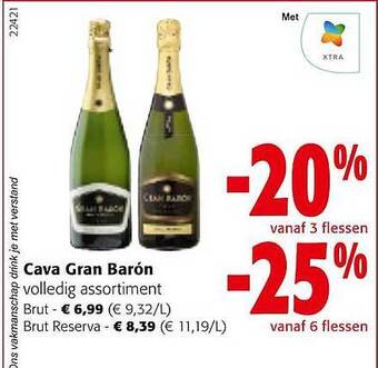 Colruyt Cava gran barón aanbieding