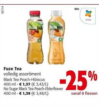 Colruyt Fuze tea aanbieding
