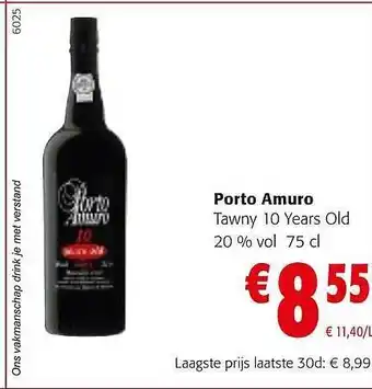 Colruyt Porto amuro tawny 10 years old 20% vol aanbieding