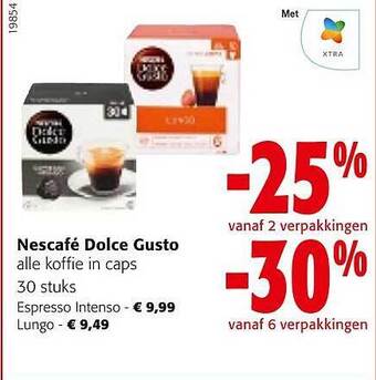 Colruyt Nescafé dolce gusto aanbieding