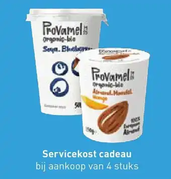 Servicekost cadeau producten van provamel