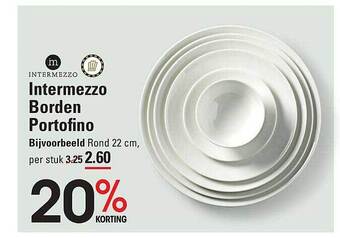 Sligro Intermezzo borden portofino aanbieding