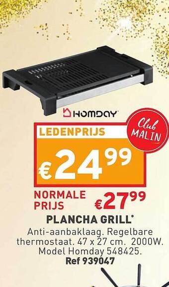 Trafic Plancha grill aanbieding
