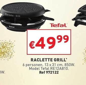 Trafic Raclette grill aanbieding