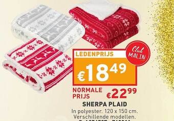 Trafic Sherpa plaid aanbieding