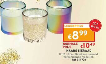 Trafic Kaars sieraad aanbieding
