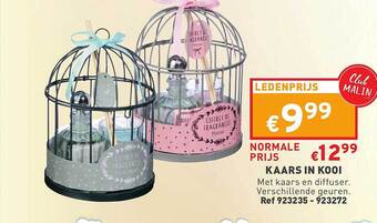 Trafic Kaars in kooi aanbieding