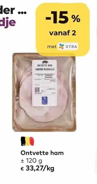 Bio Planet Ontvette ham 120 gram aanbieding