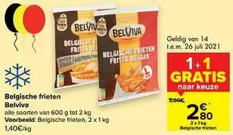 Carrefour Market Belgische frieten belviva aanbieding