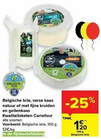 Carrefour Market Belgische brie aanbieding
