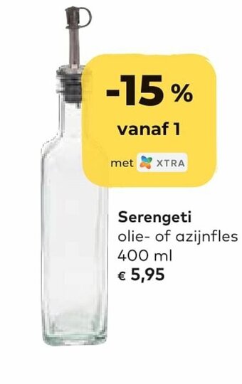 Bio Planet Serengeti olie- of azijnfles 400 ml aanbieding